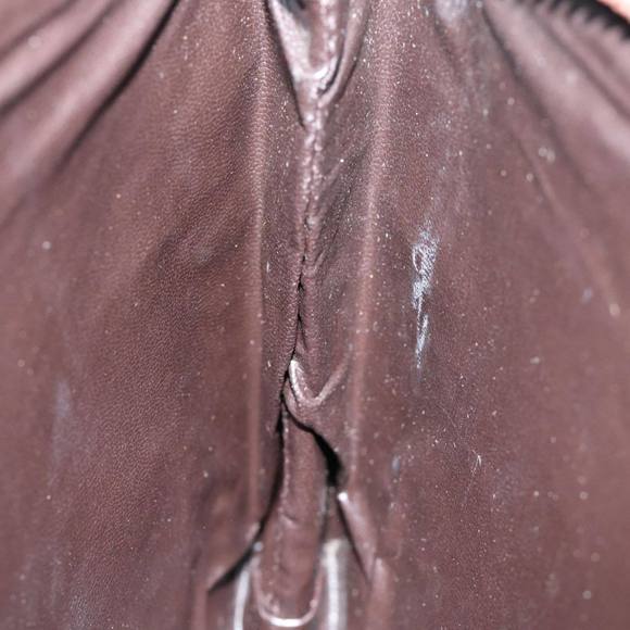 CELINE C Macadam Canvas Clutch Bag Brown Auth bs13749 - Picture 11 of 16